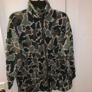 Adidas camo zip up